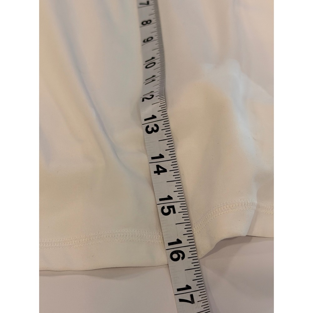 Athleta Salutation Stash 14.5 Skort White Powervita Tennis Golf Skirt XL New - Picture 6 of 11